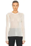 Helmut Lang Sheer Top
