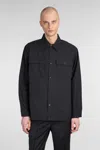 Helmut Lang Men's Uniform Long Sleeve Shirt Black In Black