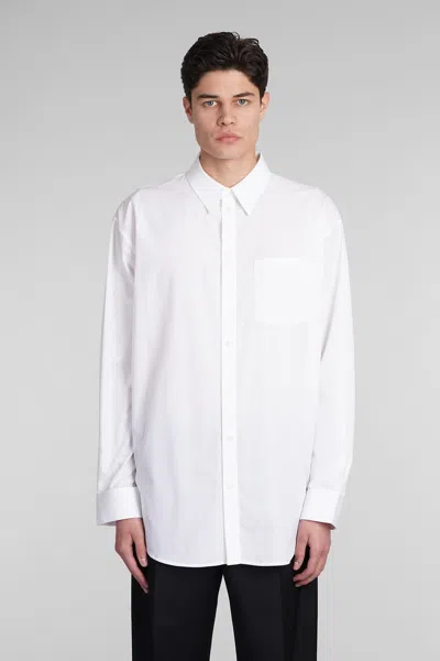 Helmut Lang Poplin Cotton Shirt In White