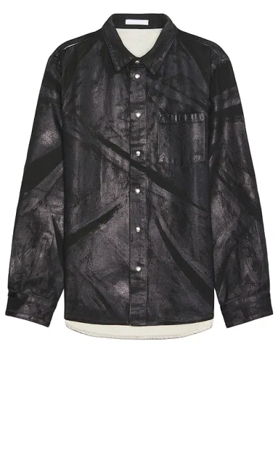 Helmut Lang Shirt Jacket In Black