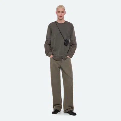 Helmut Lang Shirt Layer Tee In Dark Moss