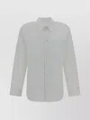 HELMUT LANG SHIRT WITH BUTTON-DOWN COLLAR AND CHEST POCKET