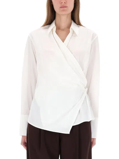 Helmut Lang Shirt Wrap In White