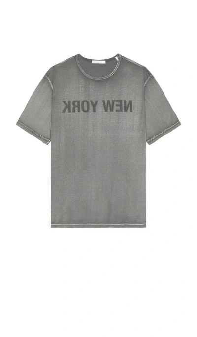 Helmut Lang Man Grey T-shirts & Tank Tops