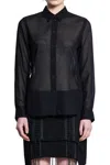 Helmut Lang Woman Black Shirts In Black