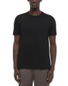 Helmut Lang Short Sleeve Embossed Logo Tee In Black