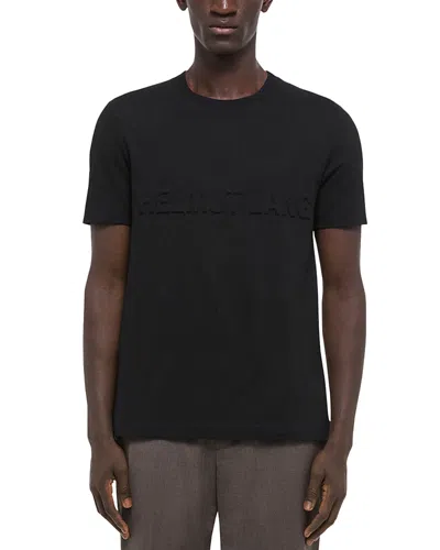 HELMUT LANG SHORT SLEEVE EMBOSSED LOGO TEE