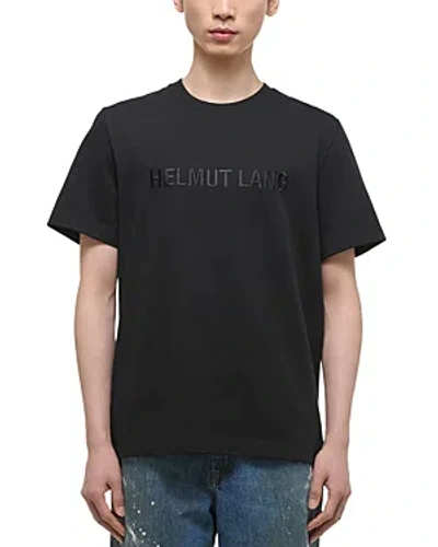 Helmut Lang Men's Logo Oversized Short-sleeve T-shirt In Blk