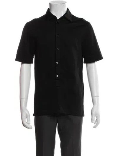 Pre-owned Helmut Lang Short Sleeve Shirt In Black
