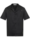 Helmut Lang Modest Jacquard Shirt In Black