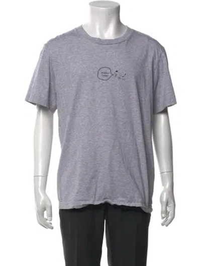 Pre-owned Helmut Lang Short Sleeve Shirt In Gray