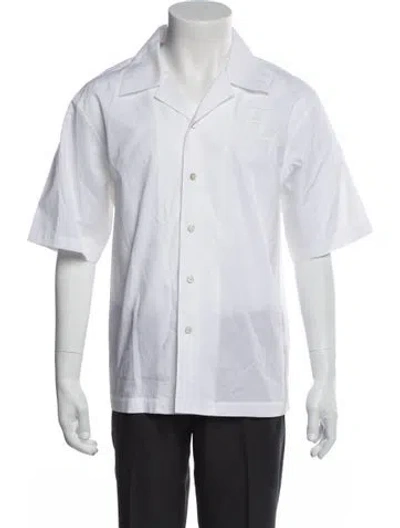 Pre-owned Helmut Lang Short Sleeve Shirt In White