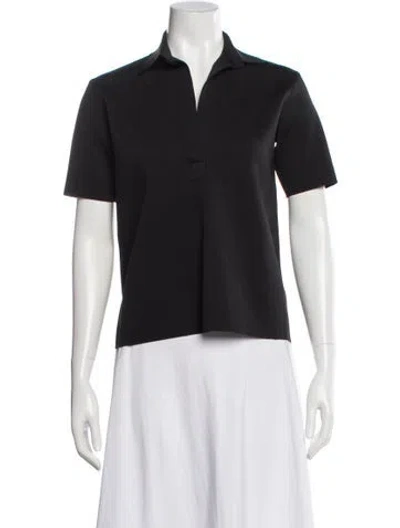 Pre-owned Helmut Lang Short Sleeve Top In Gray