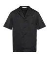 Helmut Lang Modest Jacquard Shirt In Black
