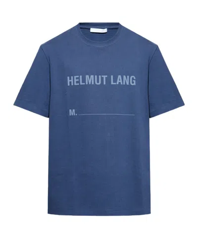 Helmut Lang Short-sleeved T-shirt In Blue