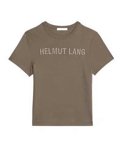 Helmut Lang Short-sleeved T-shirt In Green