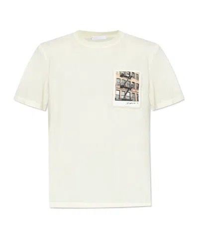Helmut Lang Short-sleeved T-shirt In White