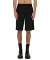 Helmut Lang Short Car Tailored In Black
