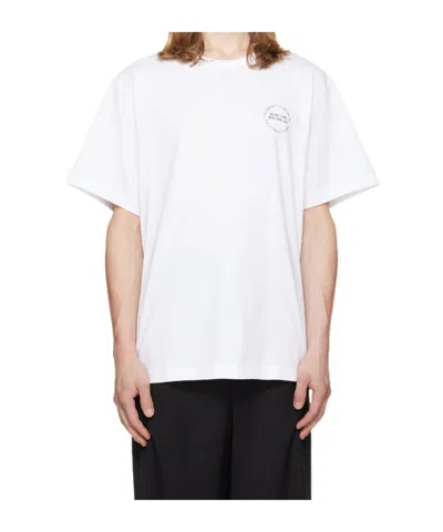 Helmut Lang Short-sleeved T-shirt In White