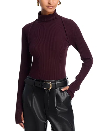 HELMUT LANG SHRUG LAYER TURTLENECK SWEATER