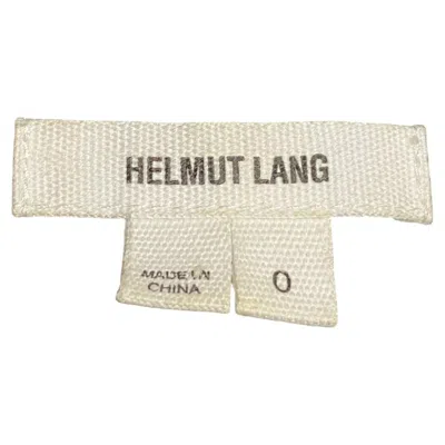 Pre-owned Helmut Lang Shy Jacket In Black Cotton