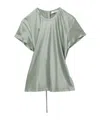 Helmut Lang Silk Blouse In Lightgrey