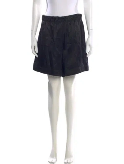 Pre-owned Helmut Lang Silk Knee-length Shorts In Blue