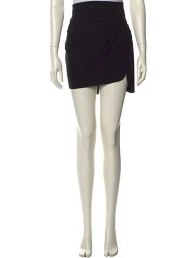 Pre-owned Helmut Lang Silk Knee-length Skirt In Neutral