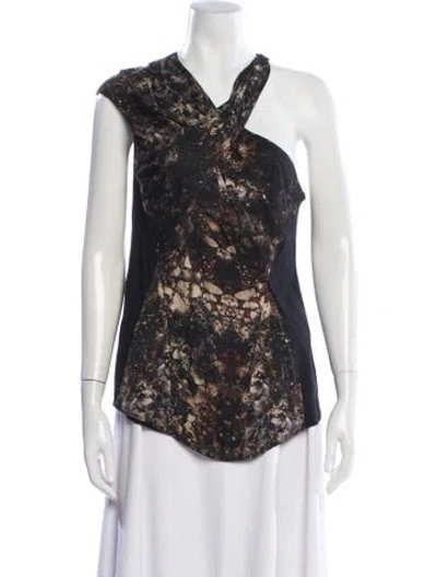 Pre-owned Helmut Lang Silk Midi Length Dress In Black