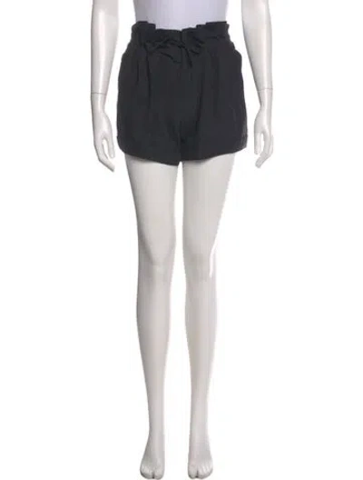 Pre-owned Helmut Lang Silk Mini Shorts In Blue