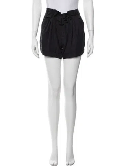 Pre-owned Helmut Lang Silk Mini Shorts In Blue