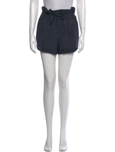 Pre-owned Helmut Lang Silk Mini Shorts In Gray