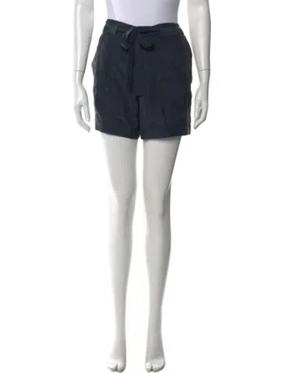 Pre-owned Helmut Lang Silk Mini Shorts In Gray