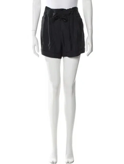 Pre-owned Helmut Lang Silk Mini Shorts In White