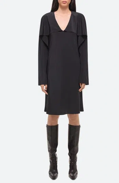 HELMUT LANG HELMUT LANG SILK SHIFT DRESS WITH SCARF