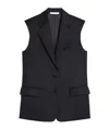 Helmut Lang Wool Vest In Black