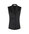 Helmut Lang Single-breasted Vest In Black