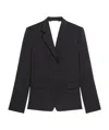 Helmut Lang Single-breasted Wool Blazer In Black