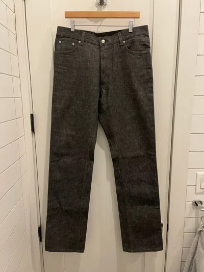 Pre-owned Helmut Lang Size Ds 90's Classic Boot Cut In Dark Grey