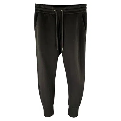 Pre-owned Helmut Lang Size S Black Modal Sweatpants Casual Pants