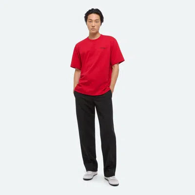 Helmut Lang Sketch Tee In Red