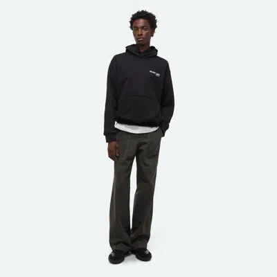 Helmut Lang Ski Map Hoodie In Black