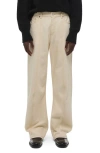 Helmut Lang Ski Wide Leg Jeans In Neutral