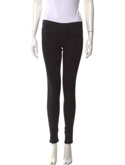 Pre-owned Helmut Lang Skinny Leg Pants In Black