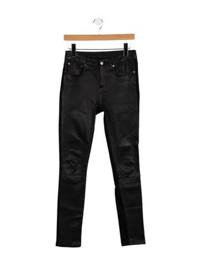 Pre-owned Helmut Lang Skinny Leg Pants In Black