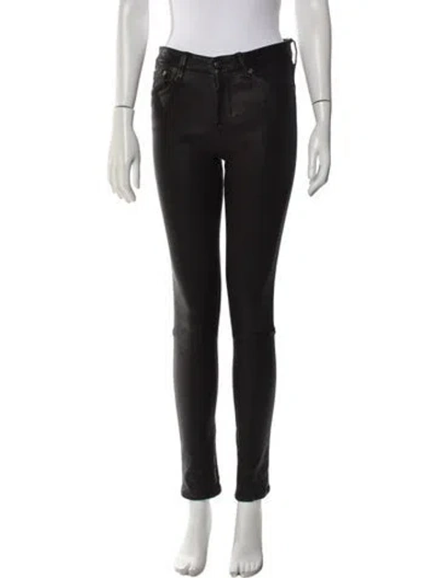 Pre-owned Helmut Lang Skinny Leg Pants In Black
