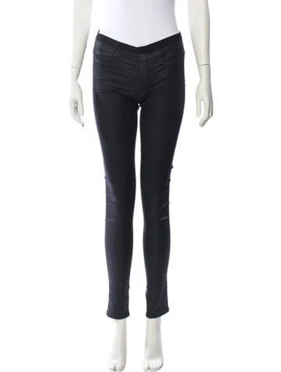 Pre-owned Helmut Lang Skinny Leg Pants In Black