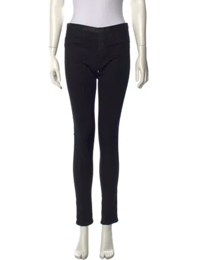 Pre-owned Helmut Lang Skinny Leg Pants In Black