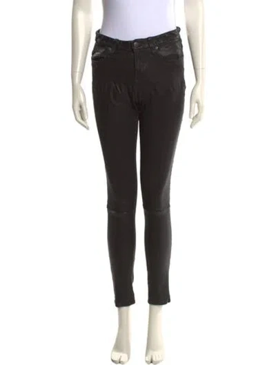 Pre-owned Helmut Lang Skinny Leg Pants In Black