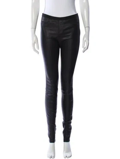 Pre-owned Helmut Lang Skinny Leg Pants In Black